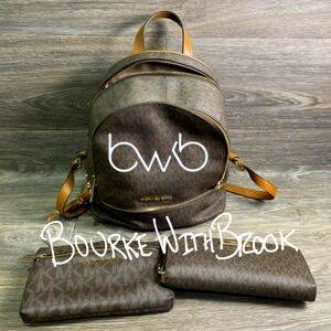 Michael Kors NWOT 3 Piece Bundle! Backpack Wallet & Wristlet